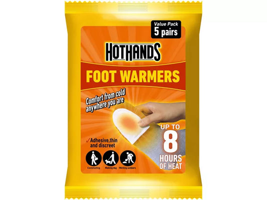 HOTHANDS FOOT WARMER VALUE PACK 5 PAIRS