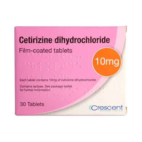 180 TABLETS CETIRIZINE DIHYDROCHLORIDE 10MG TABLETS HAY FEVER & ALLERGY RELIEF (6 MONTHS SUPPLY)