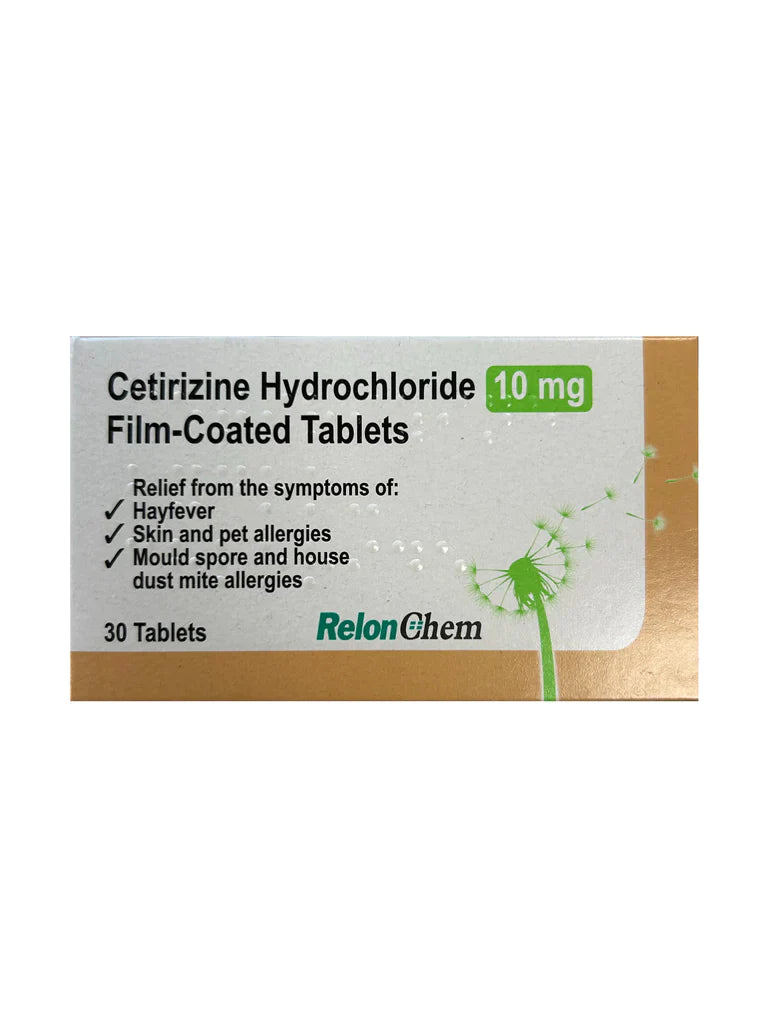 360 TABLETS CETIRIZINE HYDROCHLORIDE FILM COATED HAYFEVER & ALLERGY 30 TABLETS (12 MONTHS SUPPLY)